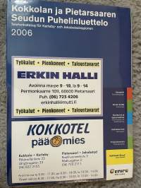 Kokkolan ja Pietarsaaren Seudun puhelinluettelo 2006 (Kokkola ja Pietarsaari)