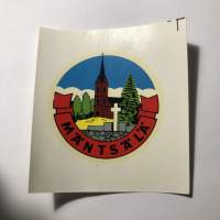 Mäntsälä -siirtokuva / vesisiirtokuva / dekaali -1960-luvun matkamuisto