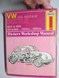 Volkswagen 1303, 1303S, & GT Beetle 1972 to 1975 All models 1285 cc, 1584 cc - Owner´s Workshop Manual