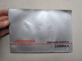Toyota Carina II -käyttöohjekirja