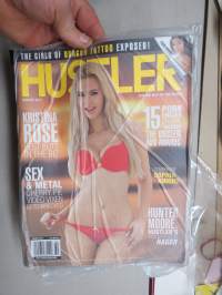 Hustler 2013 August -aikuisviihdelehti / adult graphics magazine