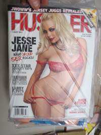 Hustler 2011 August -aikuisviihdelehti / adult graphics magazine
