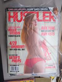 Hustler 2013 April -aikuisviihdelehti / adult graphics magazine