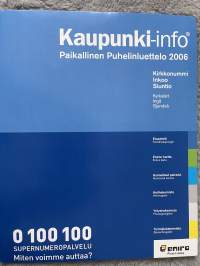 Kirkkonummen, Inkoon ja Siuntion Kaupunki-info 2006 (Kirkkonummi, Inkoo ja Siuntio)