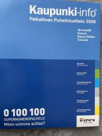Järvenpään, Keravan, Sipoon ja Tuusulan Kaupunki-info 2006 (Järvenpää, Kerava, Sipoo ja Tuusula)