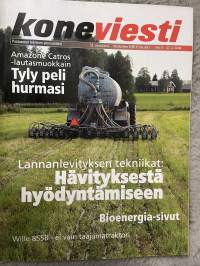 Koneviesti 2004 nr 3 - Amazone Catros -lautasmuokkain,Lannanlevityksen tekniikat: hävityksestä hyödyntämiseen,Bioenergia-sivut,Wille 855B-ei vain taajamatraktori,ym.