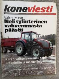 Koneviesti 2004 nr 4 - Valtra M150 Nelisylinterinen vahvemmasta päästä, Karko-vaihtolavavaunu sopii urakointiin ja maanviljelyyn, ym.