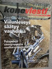 Koneviesti 2004 nr 6 - Kokeilussa Vari Flexin kevyempi versio, Palapelejä energiapuusta ensiharvennuksilla, Viilunleveys säätyy vauhdissa, ym.