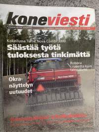 Koneviesti 2004 nr 10-11 - Kokeilussa Tume Nova Combi 3000, Okra-näyttelyn uutuudet, Robora - navetta kuin talopaketti, Raivaussahojen mitalikolmikko, ym.