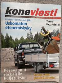 Koneviesti 2006 nr 9 - Lite Foot- telasto mönkijään: Uskomaton etenemiskyky, Tume Vega MiniTill, perävaunut raskaisiin kuljetuksiin, Sampo 2050 puimurin huolto, ym.