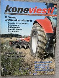 Koneviesti 2006 nr 6 - Teemana syysmuokkauskoneet, Kaura maatilan lämmönlähteeksi, Navettaprojekti Janaikkalassa: Perustus- ja runkorakenteet, ym.