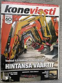 Koneviesti 2012 nr 15 - Testissä 5,5 - tonniset telakaivukoneet, Claas Cargos 9600 Combi, Muokkausta parko-äkeellä, Can-am Commander sopii moneen työhön, ym.