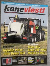 Koneviesti 2009 nr 15 - KV kokeilee, Agromic Pulse John Deere 854, KV esittelee Claas 455, Kuhn VBP 2160, McHale V 660, ym.