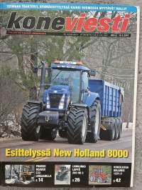 Koneviesti 2007 nr 4 - Esittelyssä New Holland 8000, Ponsse Beaver C33 Lineaarilla, Lumilinko leppä, ym.