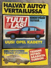 Tuulilasi 1984 nr 9 - Kokokypärät testissä, Uusi Opel Kadett, Nelivetoinen turbo-porsche, ym.