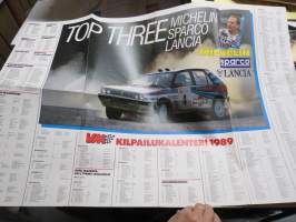 Top Three MIchelin, Sparco, Lancia - Vauhdin Maailma kilpailukalenteri 1989