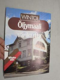 Wintermix Wintol öljymaali -värikartta