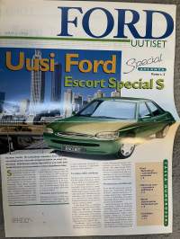 Ford Uutiset 1996 nr 2 -asiakaslehti / customer magazine