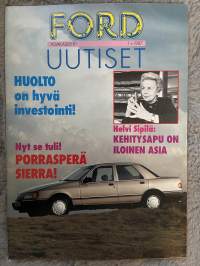 Ford Uutiset 1987 nr 1 -asiakaslehti / customer magazine