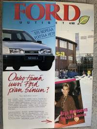 Ford Uutiset 1990 nr 4 -asiakaslehti / customer magazine