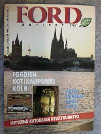 Ford Uutiset 1991 nr 1 -asiakaslehti / customer magazine