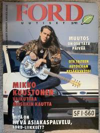 Ford Uutiset 1991 nr 2 -asiakaslehti / customer magazine