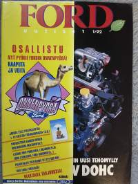 Ford Uutiset 1992 nr 1 -asiakaslehti / customer magazine