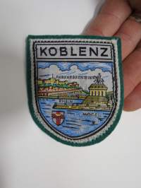 Koblenz -hihamerkki, kangasmerkki -matkamuistomerkki