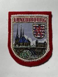 Luxembourg -hihamerkki, kangasmerkki -matkamuistomerkki