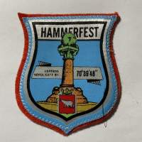 Hammerfest -hihamerkki, kangasmerkki -matkamuistomerkki