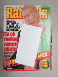 Ratto 1981 nr 6 -aikuisviihdelehti / adult graphics magazine