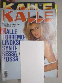 Kalle 1990 nr 9 -aikuisviihdelehti / adult graphics magazine