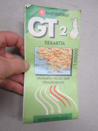 GT 2 tiekartta 1994 -kartta