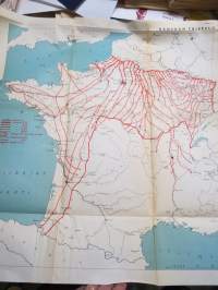 Ranskan taistelu -kartta