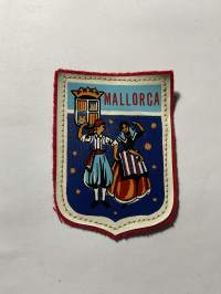 Mallorca -hihamerkki, kangasmerkki -matkamuistomerkki