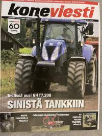 Koneviesti 2013 nr 2 - Testissä uusi NH T7.200 Sinistä tankkiin, Kaasu-traktorilla pellolle, Pyörähepo on moderni työhevonen, KV kokeilee: Polaris traktori-mönkijä.