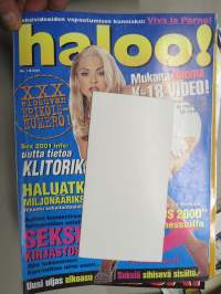 Haloo 2001 nr 1 -aikuisviihdelehti / adult graphics magazine