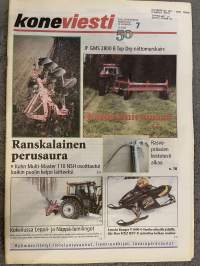 Koneviesti 2002 nr 7 - Sertifioitu siemen puhuttaa, Kuhn Multi-Master 110 NSH - Ranskalainen perusaura, JF GMS 2800 B Top-Dry - Karho levälleen kuivumaan, ym.