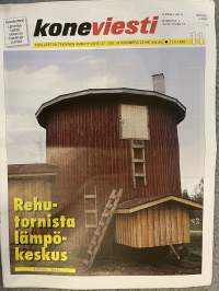 Koneviesti 1999 nr 11 - Rehu-tornista lämpökeskus, Kuka vastaa digikarttojen virheistä?, Haketta jo vuodesta 1980, ym.