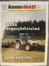 Koneviesti 1999 nr 10 - Väärä rengasyhdistelmä tulee kalliiksi, Fuusiosta 