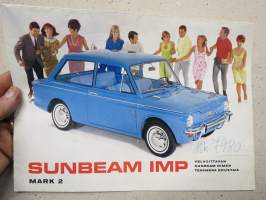 Sunbeam Imp Mark 2 -myyntiesite