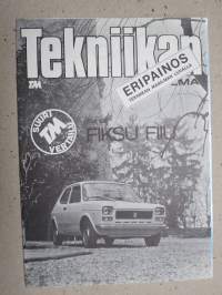 Fiat 127 - Fiksu Fiiu - Tekniikan Maailma 1972 eripainos