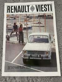 Renault-Viesti 1970 nr 3 - G-päivä eli Renault 12 Gordinin esittely Ranskassa, Lehtien mielipiteitä Renault 12:sta -asiakaslehti, customer magazine