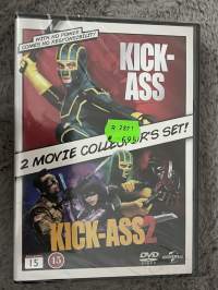 Kick-ass 1 & Kick-ass 2 - 2 movie collection -DVD -elokuva