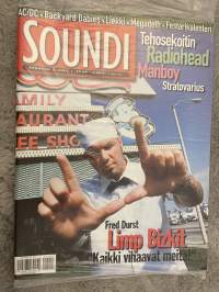 Soundi 2001 nr 5 - Tehosekoitin, Radiohead, Manboy, Stratovarius, Fred Durst, Limp Bizkit 