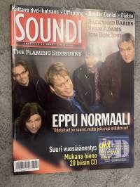 Soundi 2003 nr 12 - Backyard Babies, Ryan Adams, Jon Bon Jovi, The Flaming Sideburns, Eppu Normaali, ym.