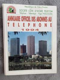 Cote d´Ivoire puhelinluettelo 1994 (Norsunluurannikko)