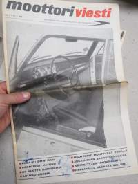 Moottoriviesti 1968 nr 3, 20.3.1968, BMW 1600 koeajo, 5o vuotta ilmavoimia, Hankiralli, NSU 110 SC kestotesti,  Jarrutekniikkaa, ym.