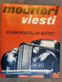 Moottoriviesti 1969 nr 3 - Kovan kohtalon autot?, Trippimittari, Mustat hevoset, ym.