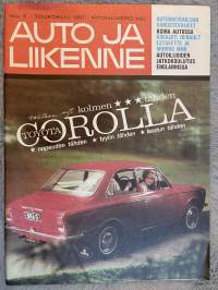 Auto ja liikenne 1967 nr 5 - Toyota Corolla, Automatkailijan varustehaaveet, Koira autossa, Koeajot: Renault Estafette ja Morris Mini, ym.